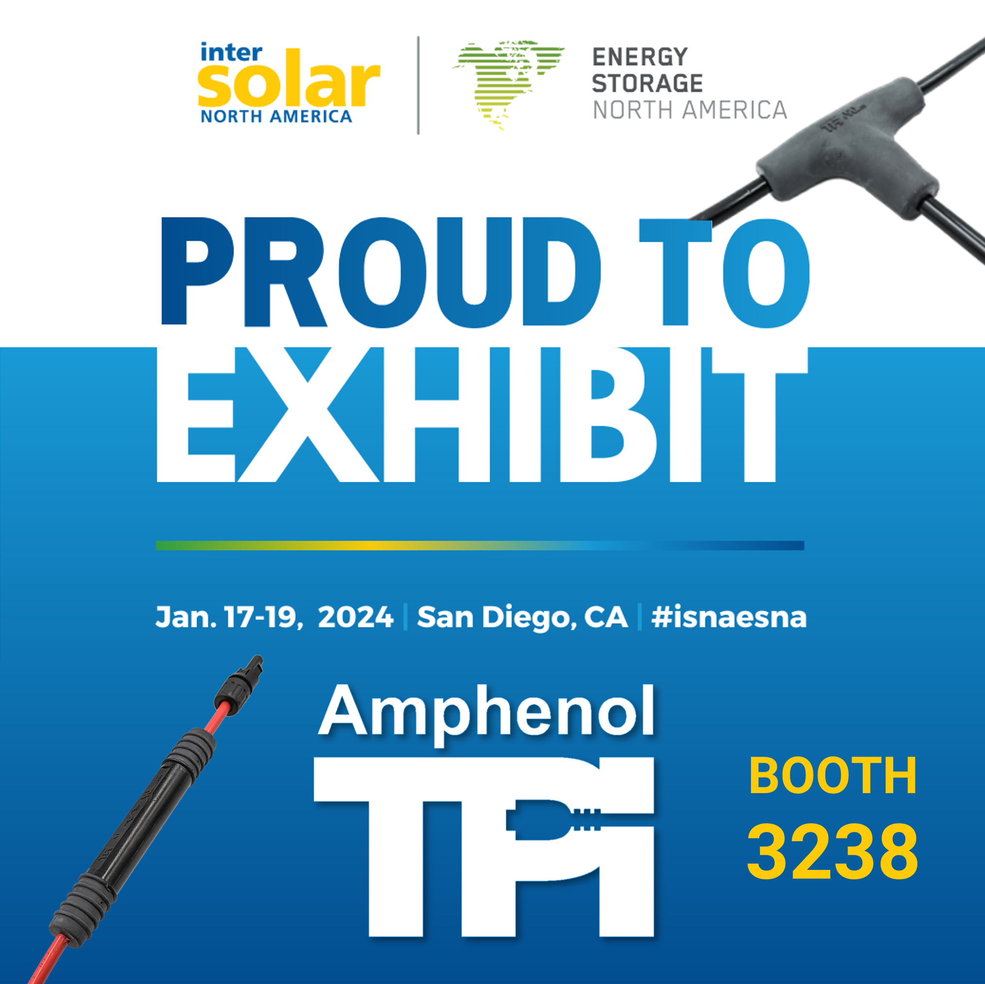 Featured image for “Amphenol TPI @ Intersolar | San Diego | Jan 17-19 2024”